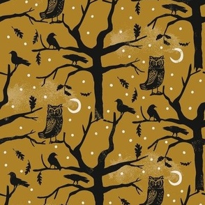OWLS IN TREES_8 inch