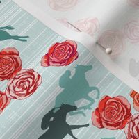 Races and roses mint - small scale