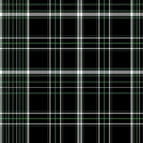 Plaid option 13e in dark forest green_ grass green_ and white on black 1- 150