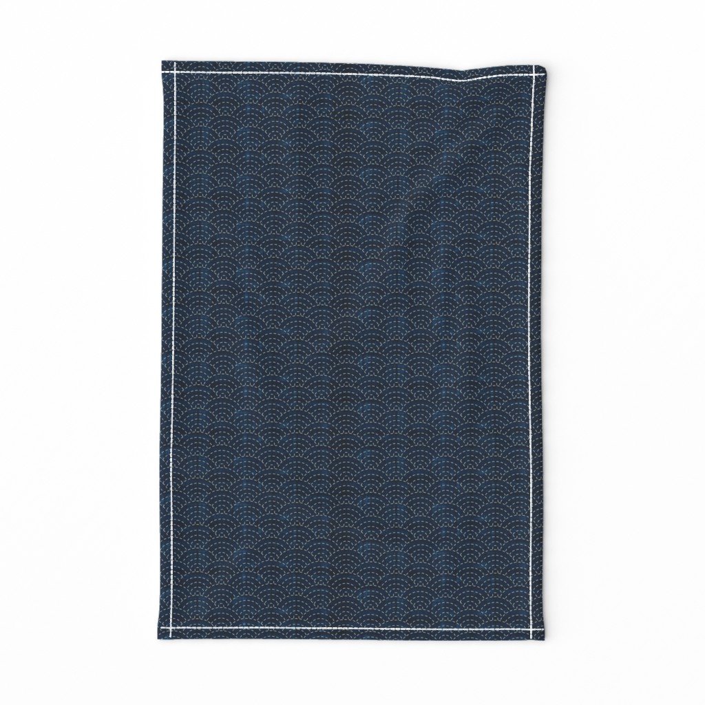 Sashiko: Seikaiha - Ocean waves