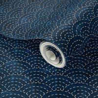 Sashiko: Seikaiha - Ocean waves