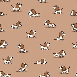 (small scale) cute dogs - beagle - nude - hound dog - LAD23