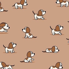 cute dogs - beagle - nude - hound dog - LAD23