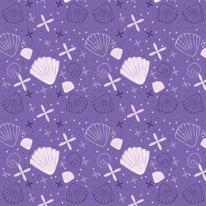 small lavender shells