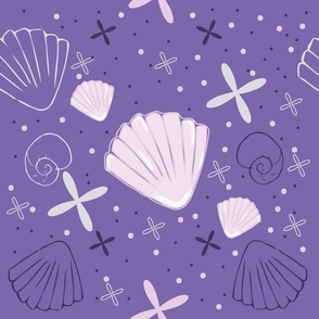lavender shells
