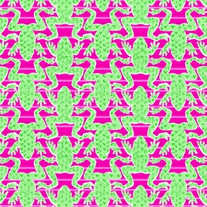 Frogia-Pink Green-Large Scale