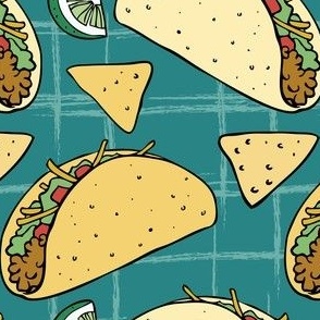 Taco Tuesday (teal background)