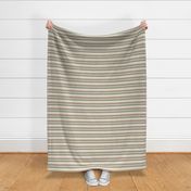 Modest brown and green stripes