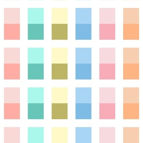 two tone preppy color swatch wallpaper scale