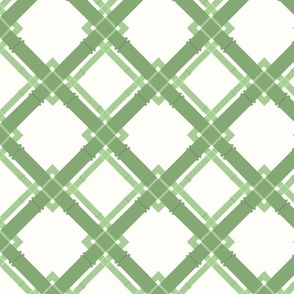 BAMBOO LATTICE green 6.5"