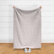 Dusty Rose Pink Watercolor Gingham - Small Scale -  Nursery Baby Girl Checkers Buffalo Plaid Checkers