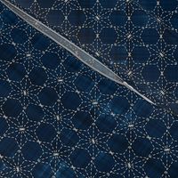 Sashiko: Tobi asa-no-ha - Scattered hemp leaf