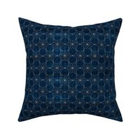 Sashiko: Tobi asa-no-ha - Scattered hemp leaf