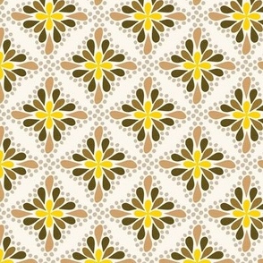 Kira Pearl Mosaic - 2825 medium // cream gold yellow