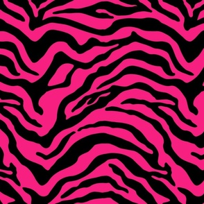 Hot pink zebra