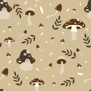 bigger monochromatic mushrooms
