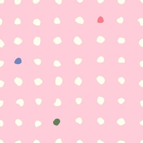 happy dots pink