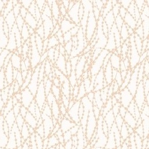 Coral blender print, basic, simple, minimal, hand drawn, beige, cream, sand