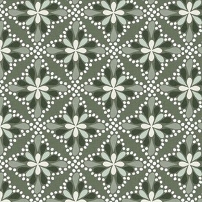 Kira Pearl Mosaic - 2851 medium // sage green
