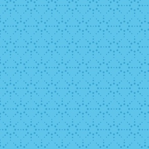 Simple Dots - Blue  // 10 x 10 inch scale // blue geometric dot design fabric by annhurleydesign 