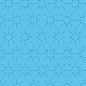Simple Dots - Blue  // 14 x 14 inch scale // blue geometric dot design fabric by annhurleydesign 