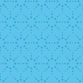 Simple Dots - Blue  // 18 x 18 inch scale // blue geometric dot design fabric by annhurleydesign 