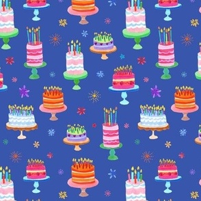 Birthday Cakes navy