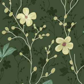 Green Aesthetic Fabric, Wallpaper and Home Decor | Spoonflower