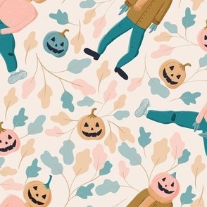 Pumpkin Pals in Pretty Pastels: Cozy Fall Fashion