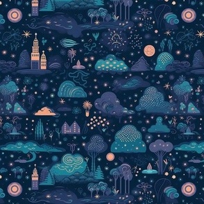 Dreamy Night Sky 6