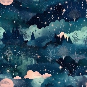 Sweet Dreams Dreamy Night Sky