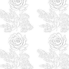 Beauty in Simplicity: One-Line Art Rose