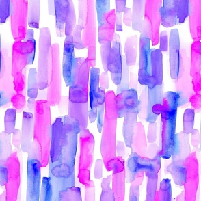 she shed abstract watercolor stripes purple medium scale