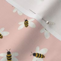 small pink ophelia bees