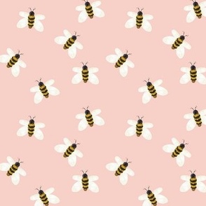 small pink ophelia bees