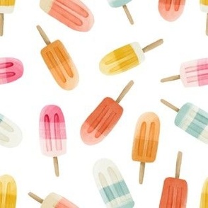 Summer popsicles, ice cream, icypoles,  food, summertime