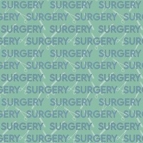 Surgery green and blue small 