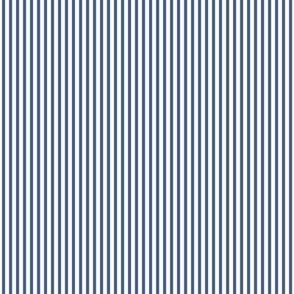Beefy Pinstripe: Denim Blue Thin Stripe 