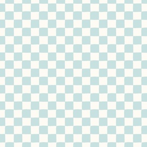 Checkerboard in skylight blue SMALL