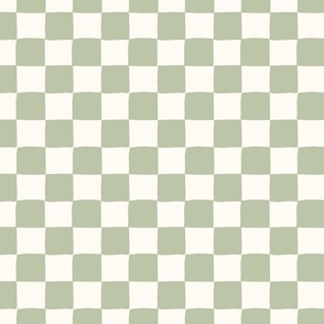Checkerboard in green apple LARGE