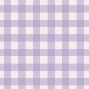 Lilac purple tablecloth gingham plaid 5 x 5in