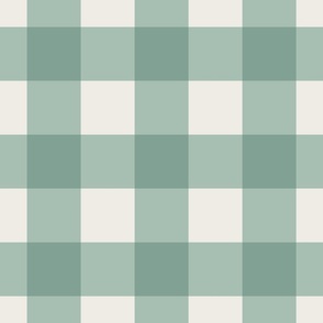 Large // green gingham