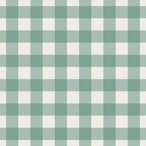 medium // green gingham