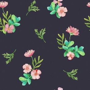 Hand drawn floral