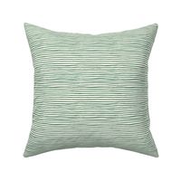 Small Handpainted watercolor wonky uneven stripes - Emerald green on cream - Petal Signature Cotton Solids coordinate 