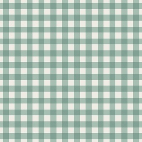 small // green gingham