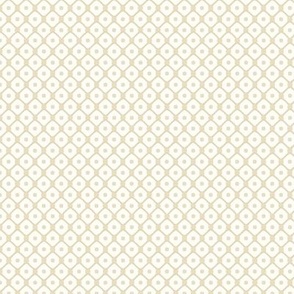 Geometrical Japanese Pattern: Shibori dots gold and almond color