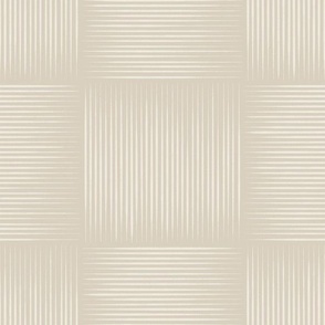 Basket Weave | Bone Beige, Creamy White | Checkerboard Neutral