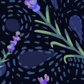 Lavender dreams bedding large scale