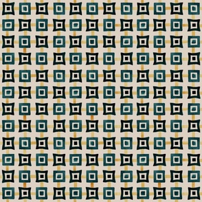 savannah - Watercolor squares and lines S